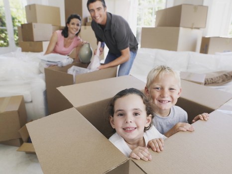 House removalists handling a London home move