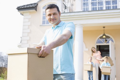 Checklist and moving supplies for preparing a London home move