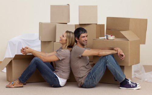 Moving boxes and furniture across London boroughs