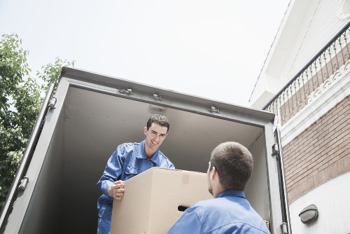Local removals van service for a flat move in London